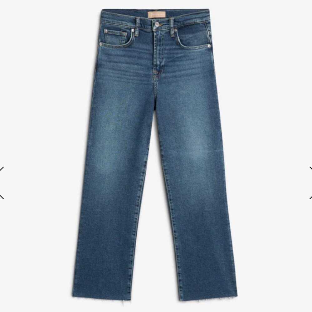 7 For All Mankind Alexa Cropped Jeans, Size Women’s 24